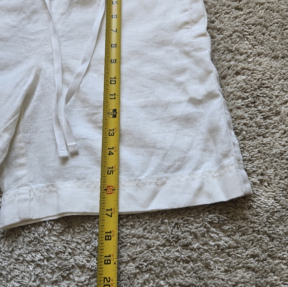 Vince Linen Shorts Womens XS Ivory - Picture 6 of 9